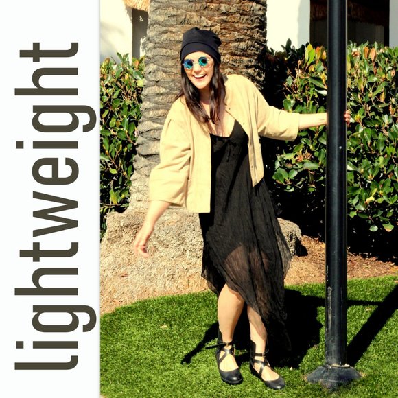 Natural Ecofriendly Cotton Soft Black Dress-One Size (XS-XL) - Picture 8 of 10